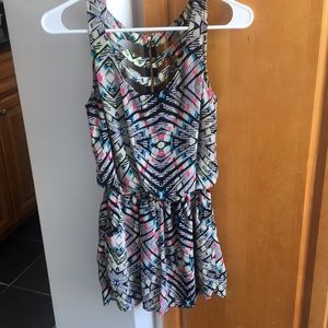 Patterned romper